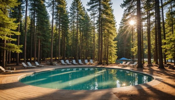 La taille idéale du bassin pour choisir un camping adapté