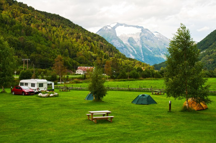 Camper dans la nature