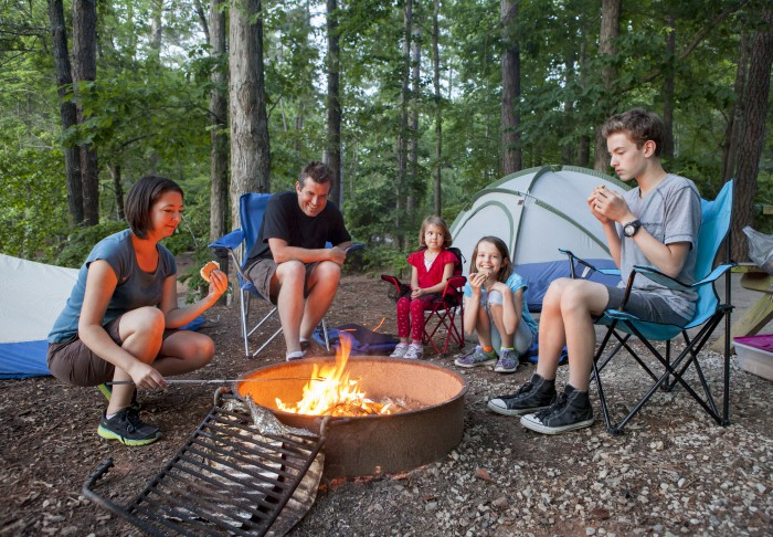 Camping en famille